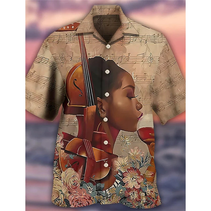 3D Print Sausage Food Graphic Hawaiian Shirts For Men Summer Short Sleeve Cuban Collar Casual Holiday Festival Beach Shirts