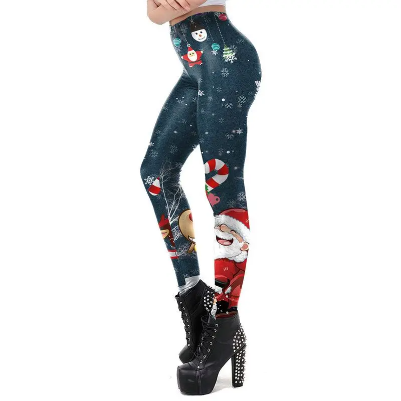 2024 cisas impressão digital emagrecimento senhoras camada base calças nove-tenças calças de pé pequeno feminino faion outerwear