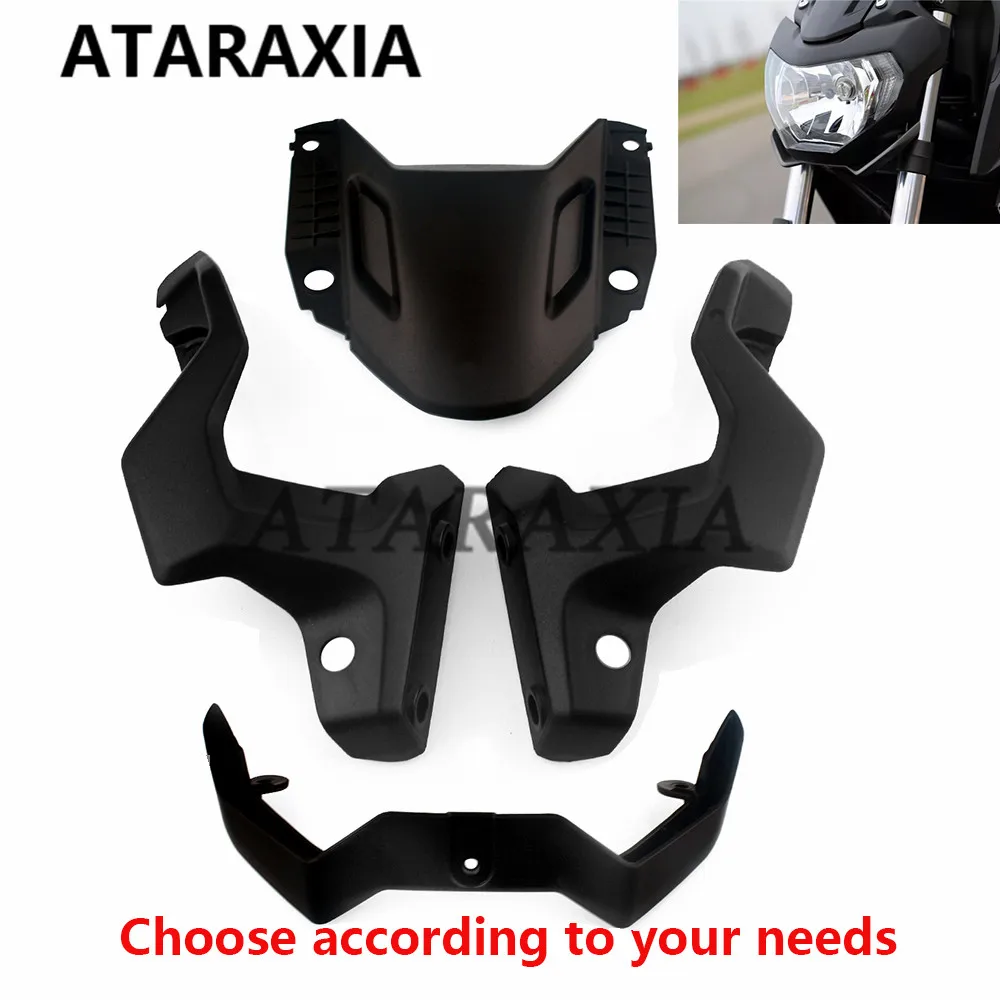 Motorcycle Front Headlight Side Cover Panel Beak Cowl Fairing Cover For YAMAHA MT-07 FZ-07 MT07 FZ07 MT 07 FZ 07 2018 2019 2020
