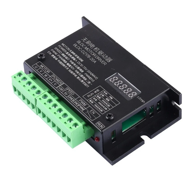 For PWM governor with revolutions table BLDC three-phase DC brushless Hall motor driver board