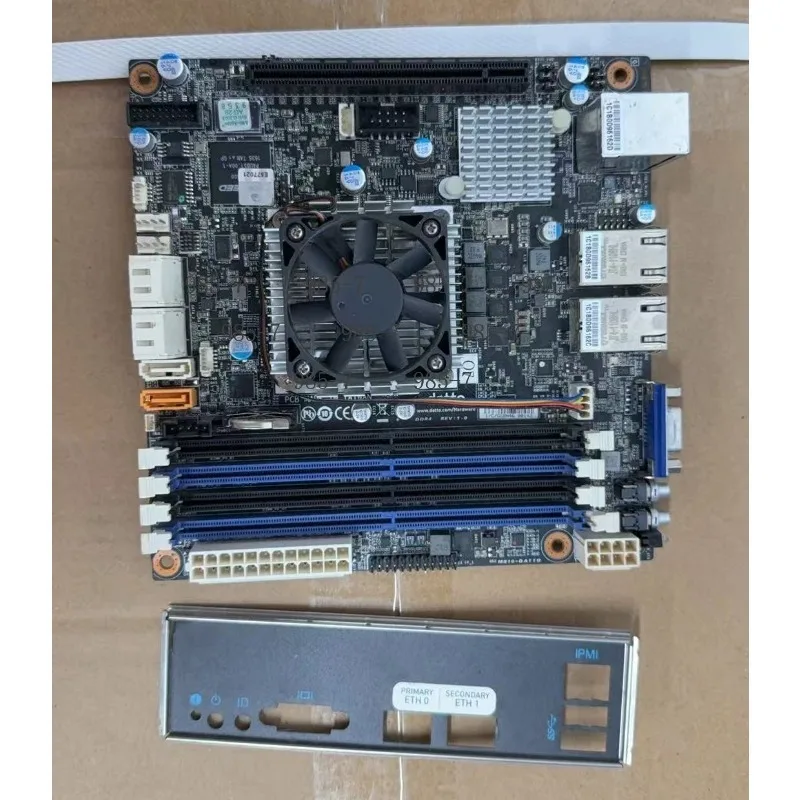 Low Power 4C/8T Enterprise Storage Motherboard 2*10GbE LAN DDR4 ECC RAM Slot For DIY NAS Cloud Storage Server