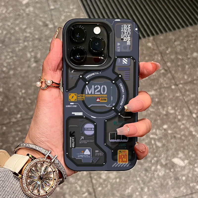 落下防止パンクフォンケース,iPhone 16pro max,15,14,13,12,11 pro,x,xs,xr,xs maxに適しています