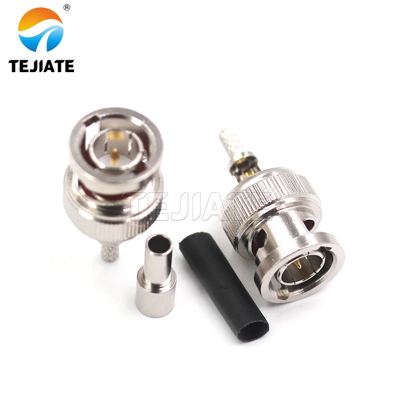 1pcs BNC Connector male female BNC-1.5 unwelded cable 75ohm for RG58/142 cable