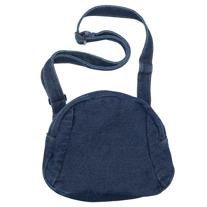 Denim torba na ramię kobiety Retro torba podróżna moda prosta na co dzień torba Retro typu Crossbody studentka TravelBag dla nastolatka