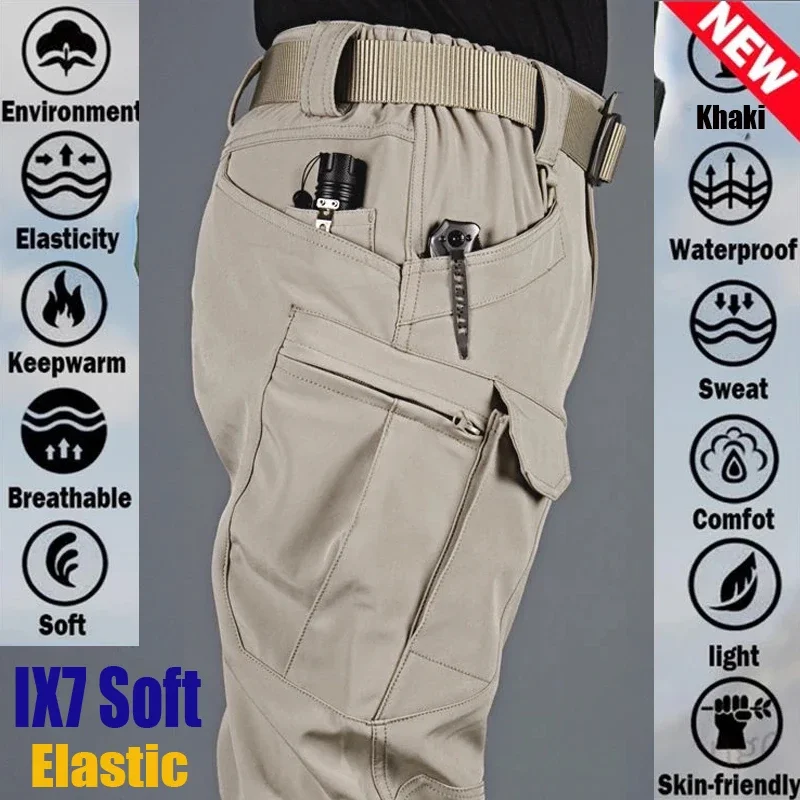 Pantalones Cargo elásticos de primavera para hombre, pantalones de chándal deportivos de secado rápido para entrenamiento del ejército, Camping