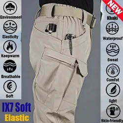 Pantalones Cargo elásticos de primavera para hombre, pantalones de chándal deportivos de secado rápido para entrenamiento del ejército, Camping táctico, senderismo, escalada de peces al aire libre