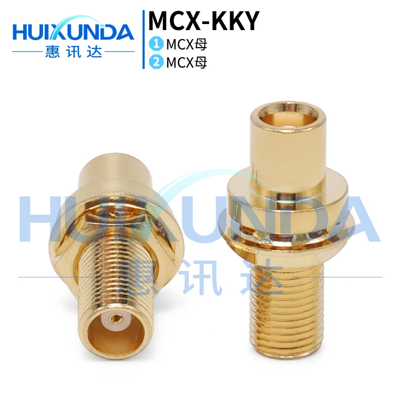 

MCX-KKY MCX female to master belt nut fixed panel through wall M5 * 0.5 connector MCX-KYK