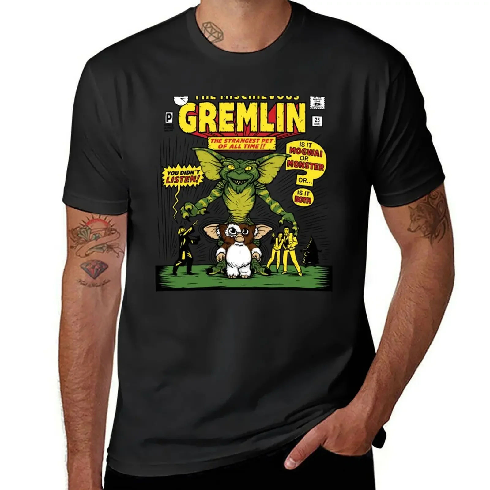 The Mischievous Gremlin T-Shirt oversized t shirt customizeds essential t shirt boys whites mens t shirts casual stylish