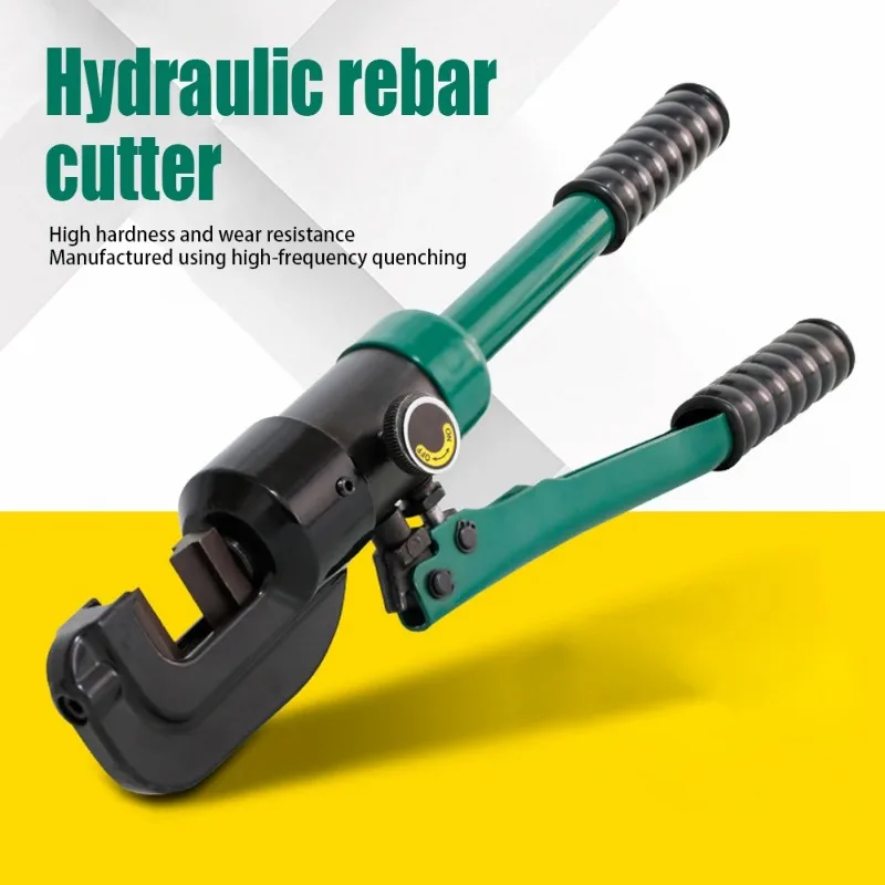 Hydraulic Rebar Cutter Threaded Steel Bolt Cutter Construction Cutting Pliers Hydraulic Shears 4-12/4-16/4-20mm Cutting Range