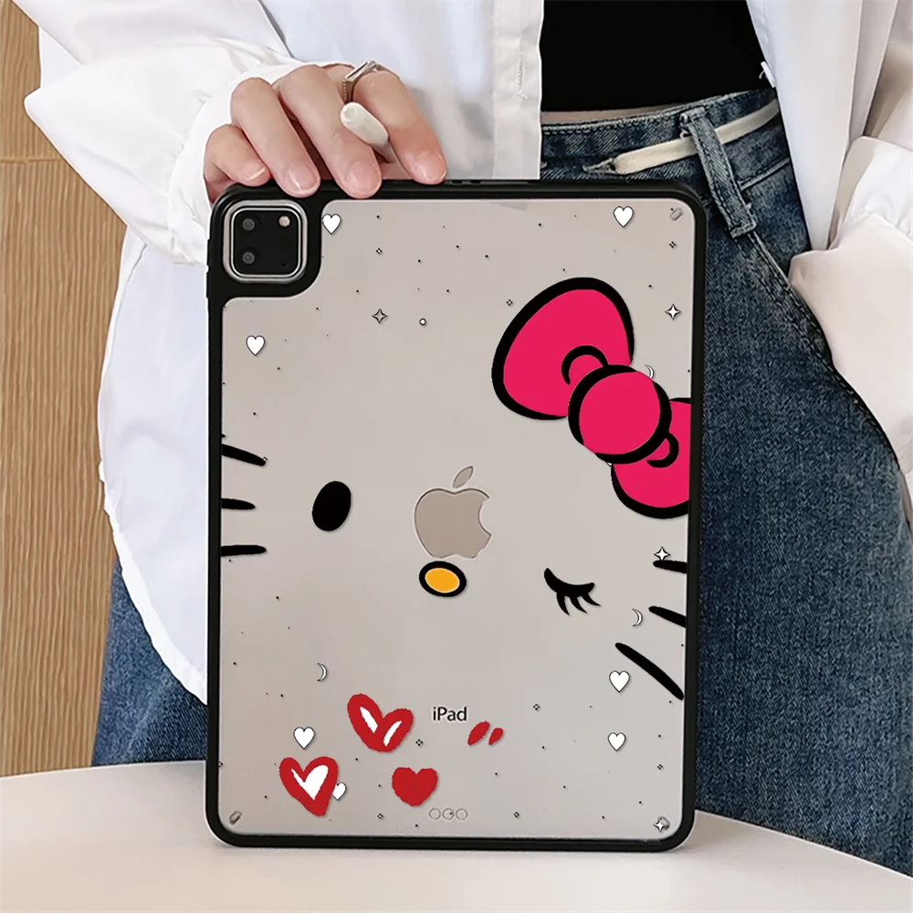 

For iPad 2025 A16 11th 10th Air7 6 9th Transparent Back Cover Pro11 2024 Air4 5 10.9in 10.2/10.5 9.7 Mini7 6 Acrylic Case