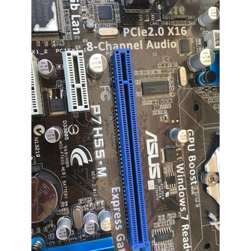 For All Solid State Main Board ASUS P7H55-M with Integration, Support DDR3/1156 Pins, Support I3 I5 I7