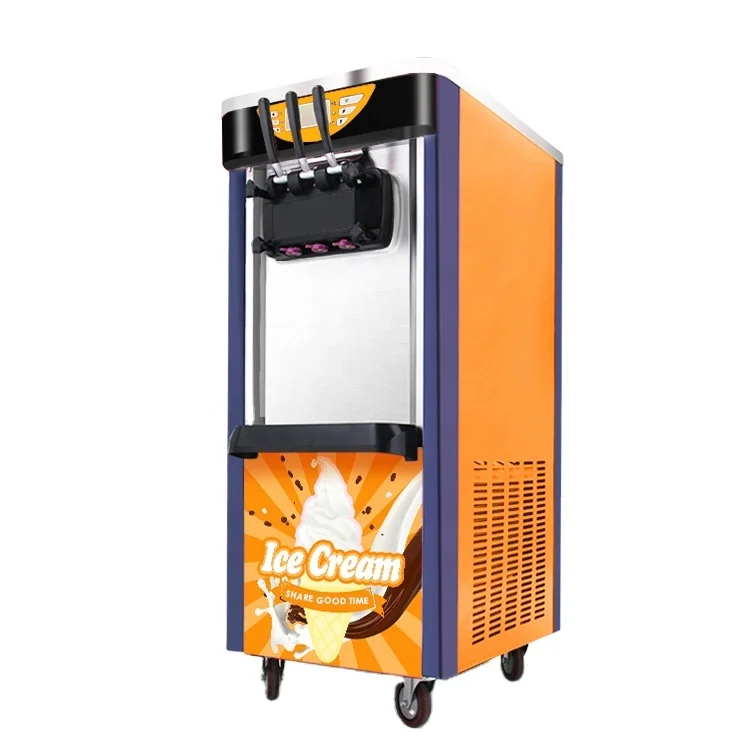 Yogurt Soft Ice Cream Machine Compressor Includes Cone Maker Cup Filling Equipment for Hard Ice Cream Manufacturing Plant