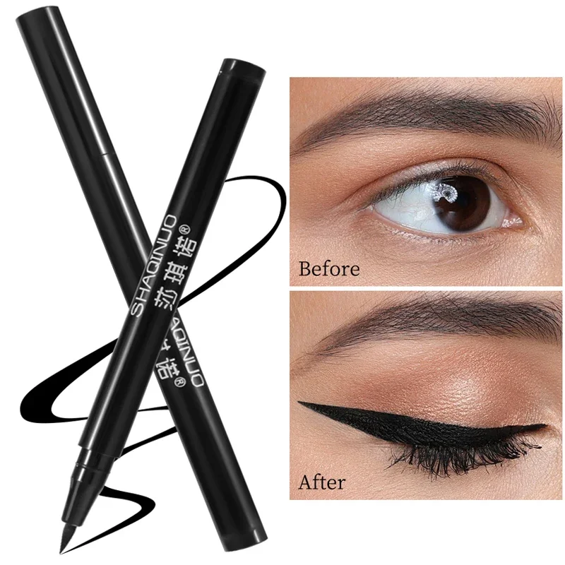 Eyeliner liquido nero a lunga durata matita per Eyeliner impermeabile asciugatura rapida non Bloom Eyeliner naturale penna liquida strumenti cosmetici