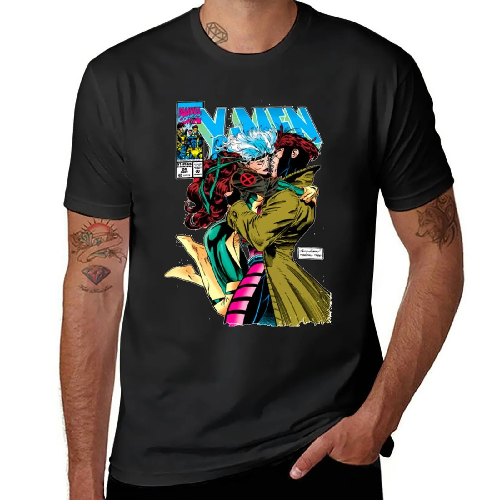 

New Gambit And Rogue T-Shirt oversized t shirts black t shirts mens clothing