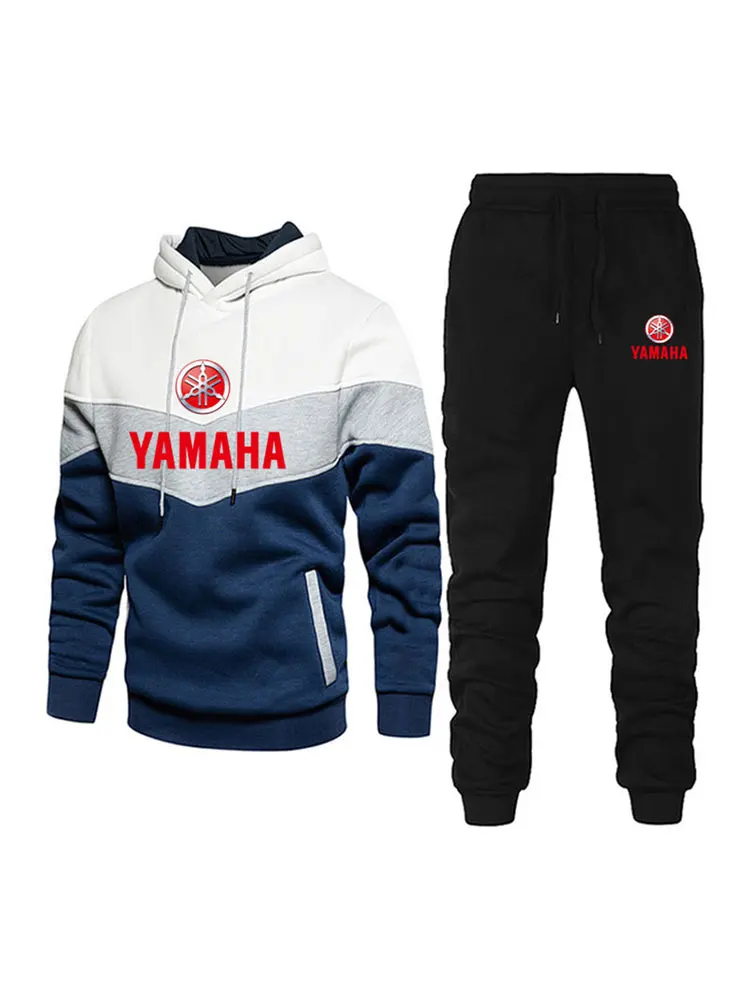 AliExpress Yamaha logo printed men's casual sport jacket with hood for outdoor cycling and racing enthusiasts, suitable for spring clothing