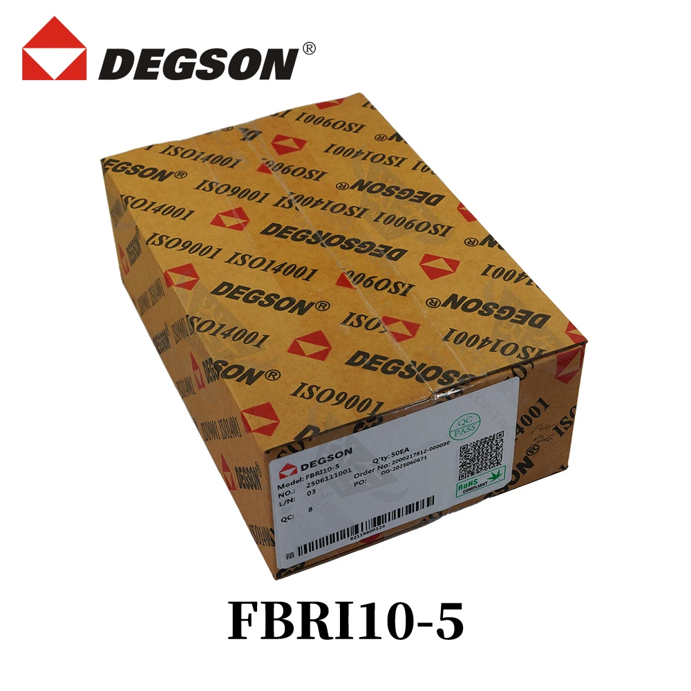 10Pcs DEGSON FBRI10-5 Guide rail Din rail terminal blocks FBRI10-5 Phoenix  Contact 5.2 mm bridge component Lead 7439-92-1
