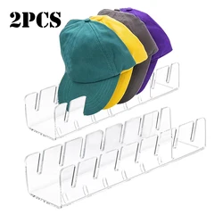 Acrylic Cap Storage Rack With Slots Baseball Cap Display Stand Cap Storage Container Household Storage Organization For Bedroom