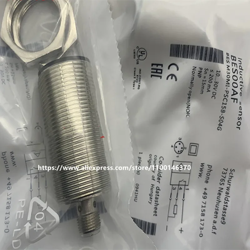 3Pcs New Balluff Proximity Switch M08MI-PSC15B-BV03 BES M08MI-NSC15B-BV03  M08EH-NSC20B-S04G M08EH-PSC20B-S04G