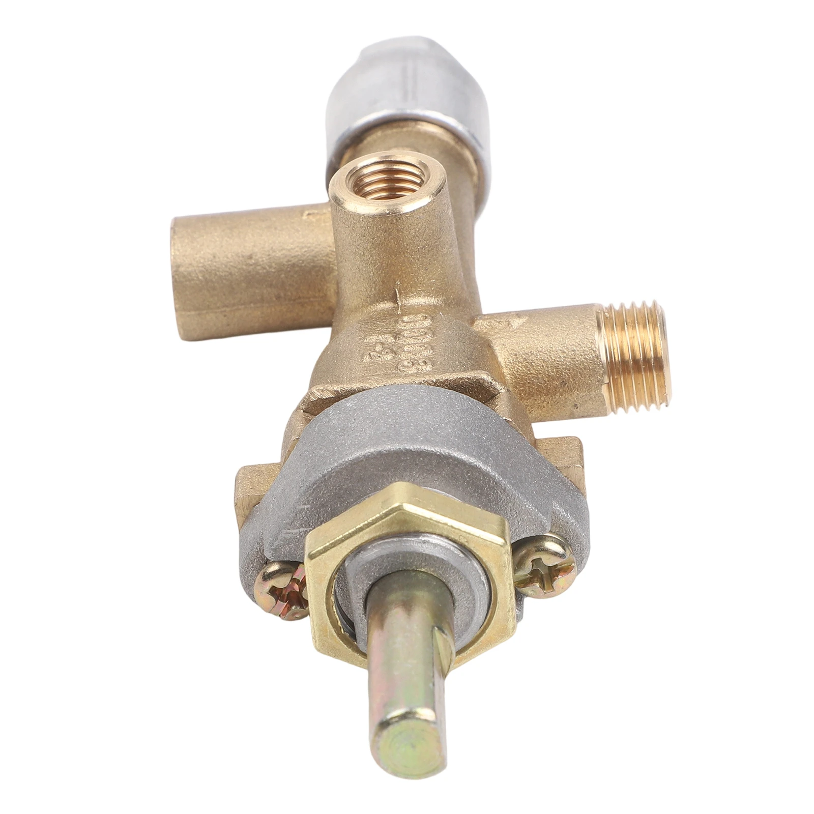 Propane Gas Patio Heater Main Control Valve Brass Safety Valve with Pilot Port Replacement Part for Outdoor Heaters