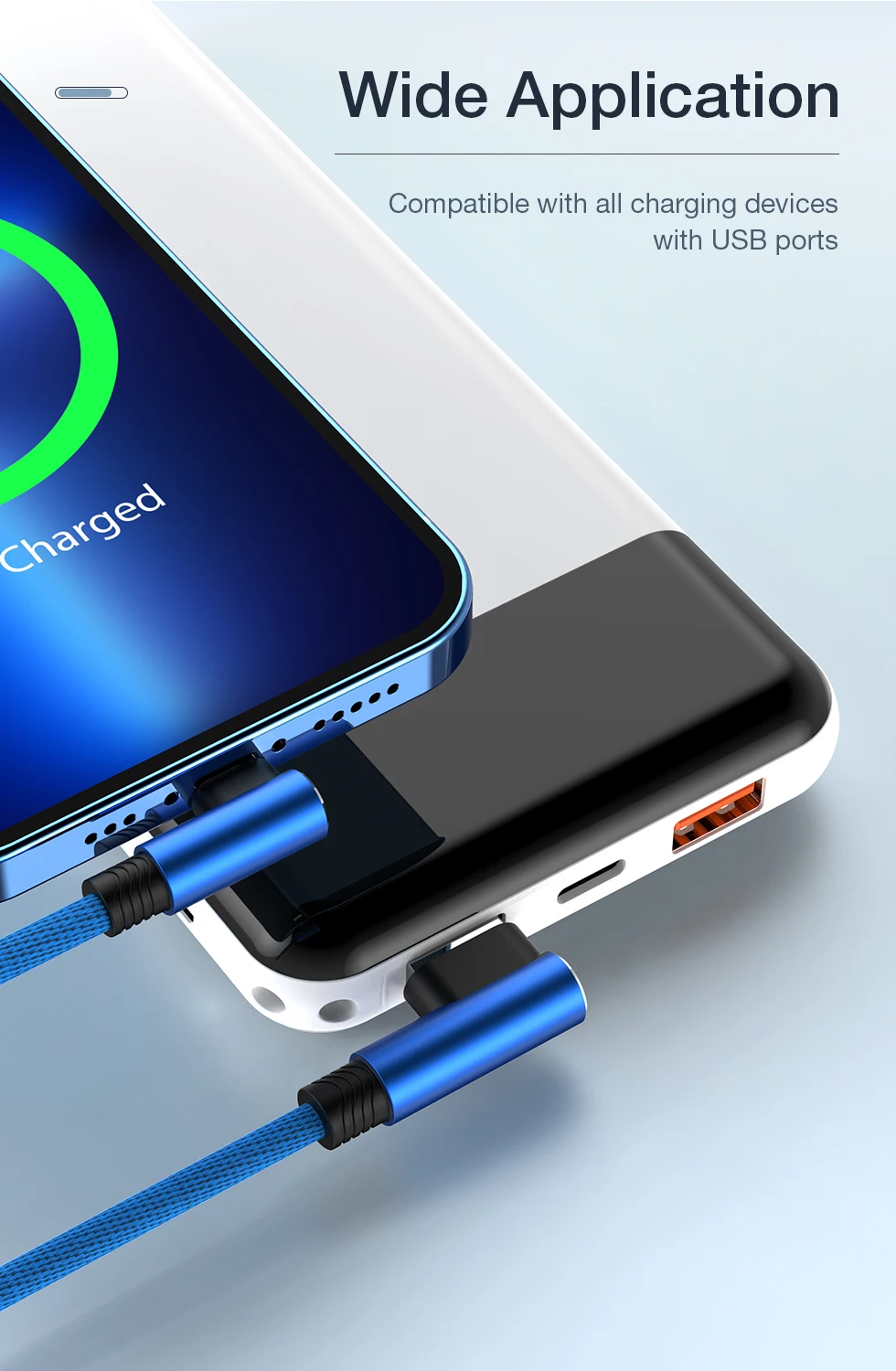 2m 3m 90 Degree Fast Charge USB Cable For iPhone 14 13 12 11 Pro Max XS XR 8 7 6 Plus SE iPad Apple Wire Data Charger Cord 2 3 m