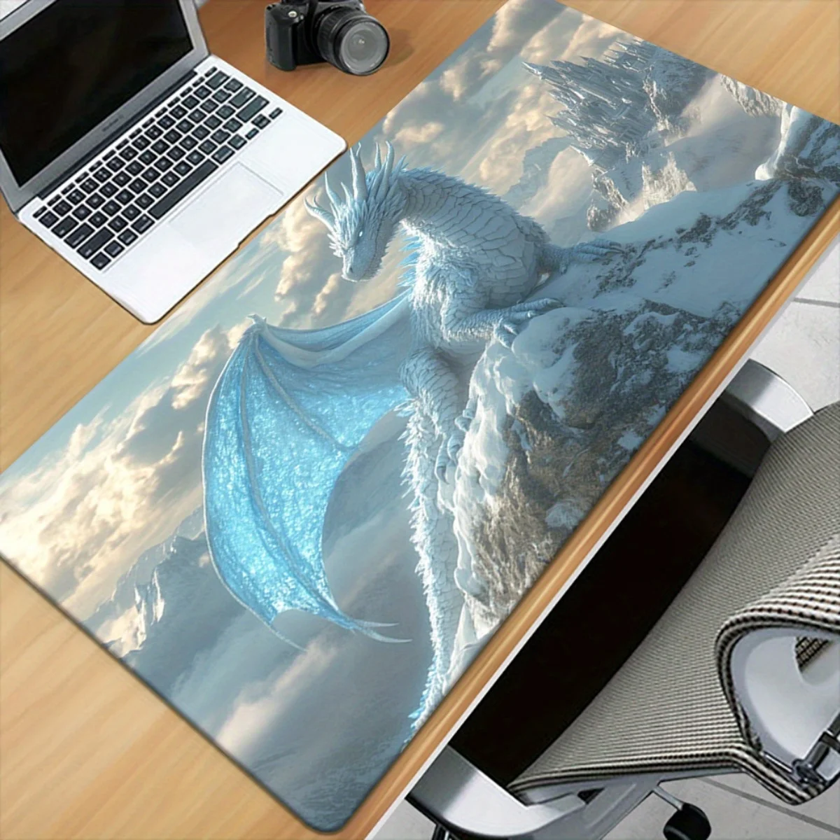 

Extra Large Gaming Mouse Pad textured cloth surface non slip rubber base for PC laptop keyboard desk setup professional desk mat