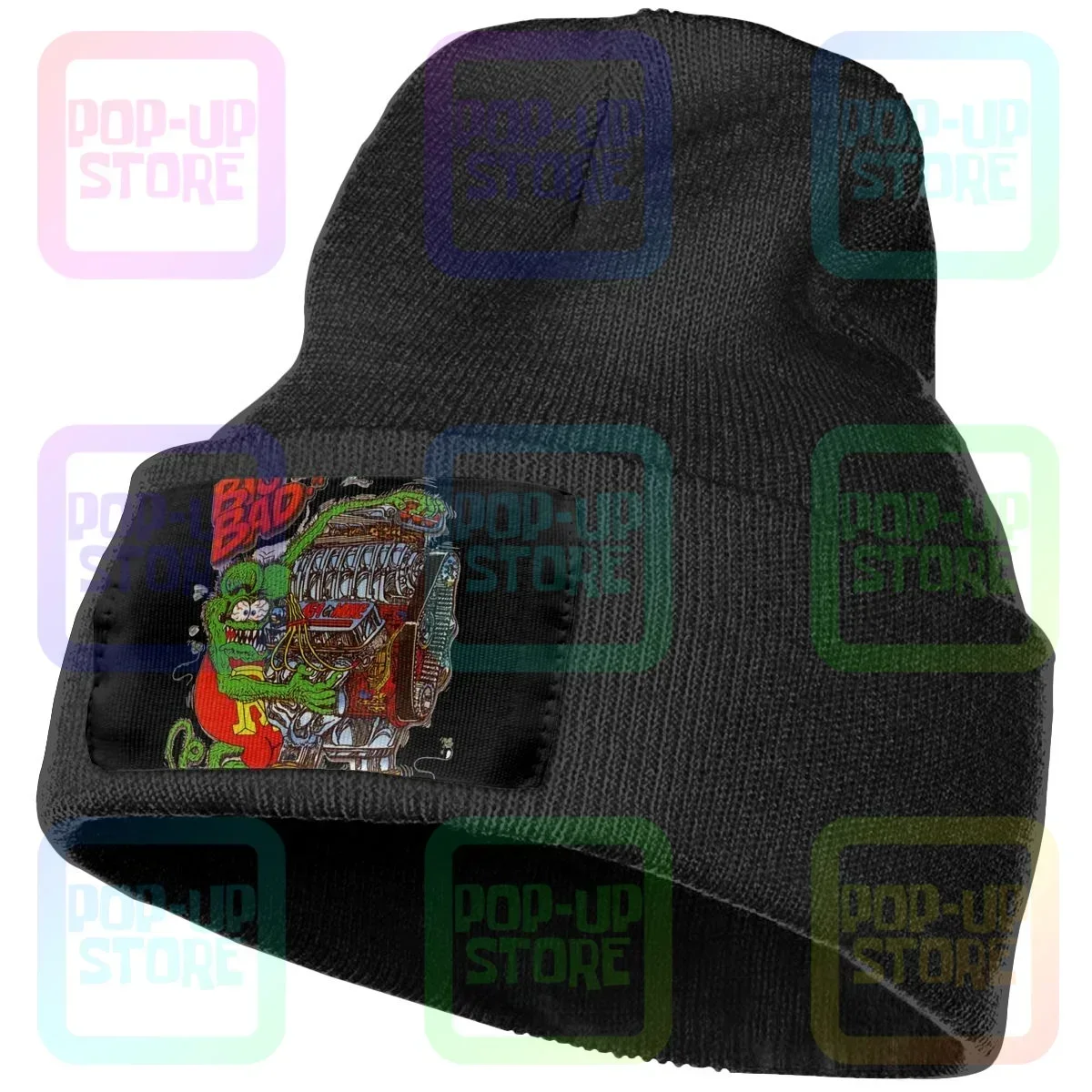 Ed Big Daddy Roth Rat Fink Outrageous Hot Rod Knitted Beanie Hat Beanies Cap Cute All-Match High Quality