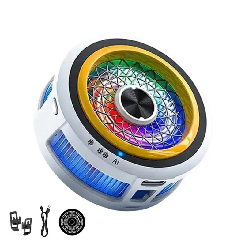 31BA Phone Cooling Fan with Active Heat Control, Clip and Mount for Mobile Gaming and Streaming Use