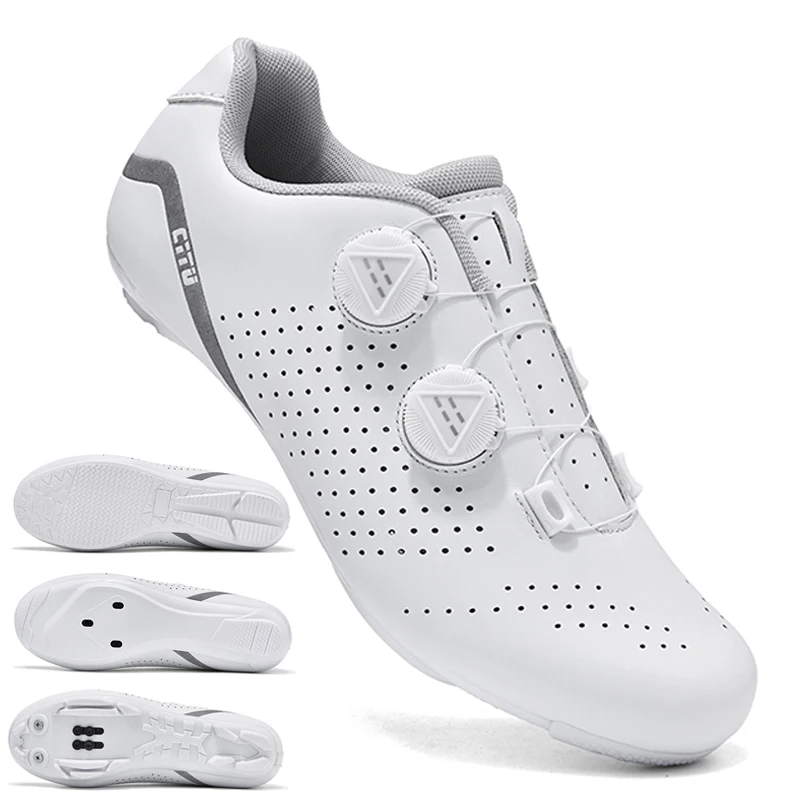 

Cycling Road Bike SPD-SL Shoes Men Cleat Bike Route Speed Sneaker Racing Women Biking Footwear Bicycle