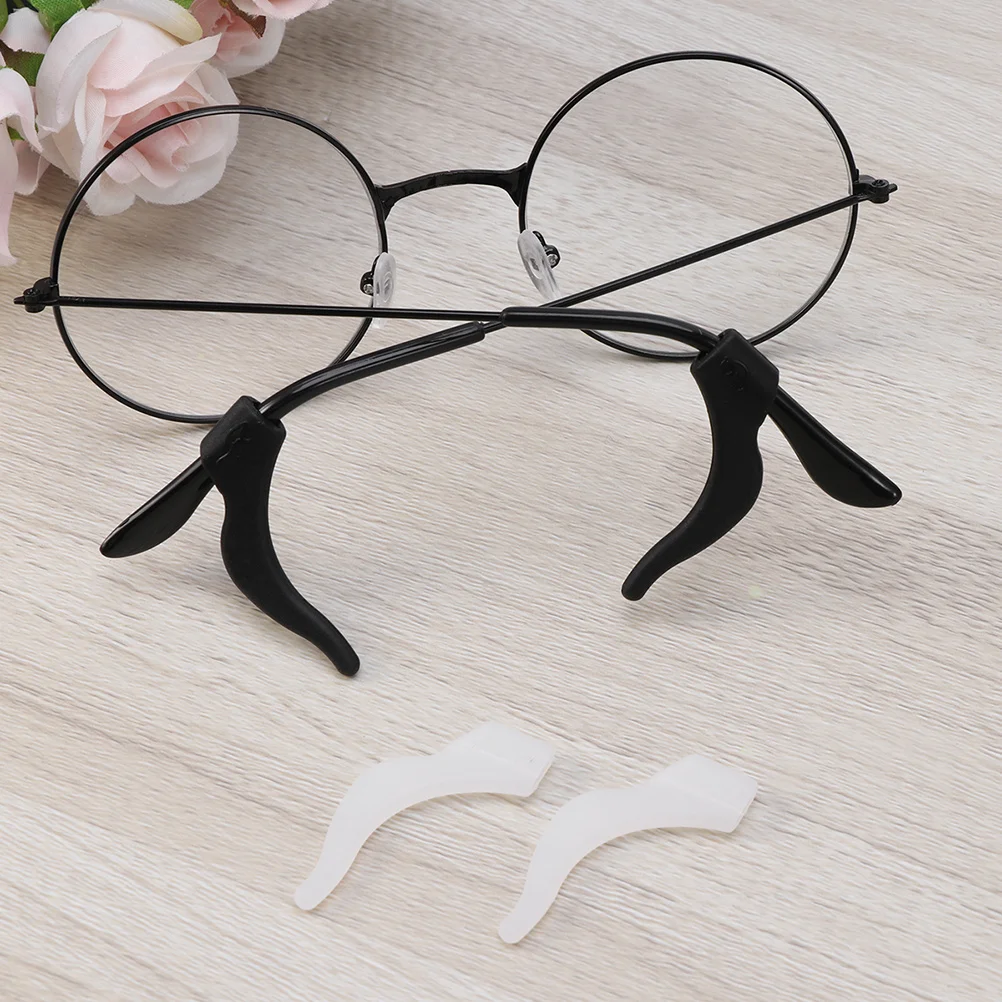 

Silicone Glasses Non-Slip Cover Anti Skid Ear Pads For Eyeglasses Sunglasses Durable Flexible Outdoor Sports Use Glasses