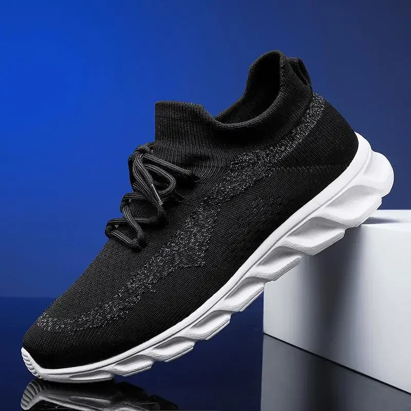 

Men's Shoes Sneaker Men's Summer Shock-Absorbing Running Shoes Light Casual Tenis Black Running Men