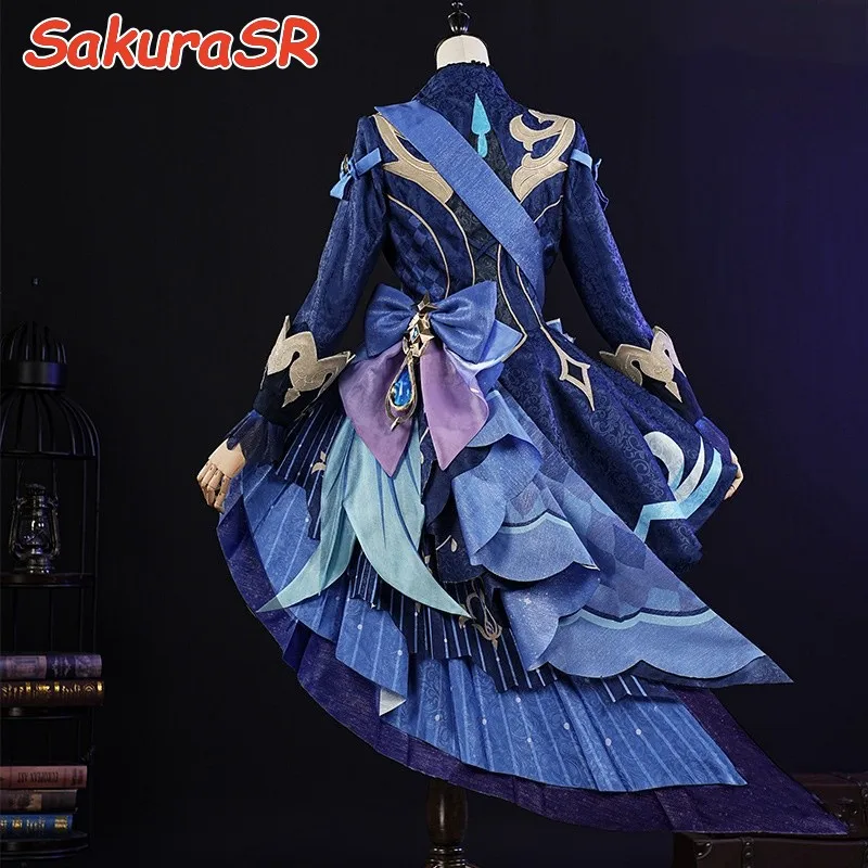 Furina Splash Art Focalors Cosplay Costume Game Genshin Impact 【S-2XL】SR Cosplay Fontaine Focalors Cosplay Hat