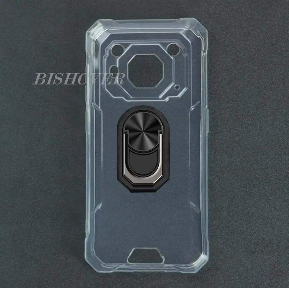 Dla Blackview BV6200 Pro BV6200Pro BV 6200 6.56 "2023 tylny uchwyt pierścieniowy uchwyt etui na telefon Smartphone TPU miękka pokrywa silikonowa
