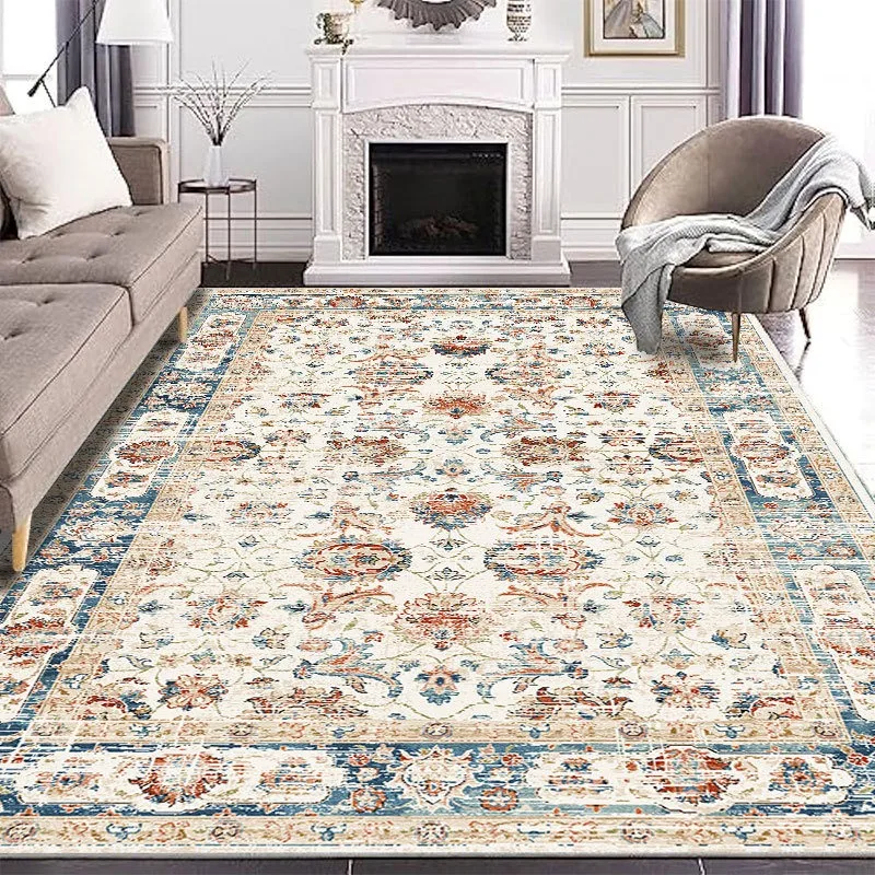 

Living Room Sofa Carpet Nordic Nation Wind Bedroom Balcony Cushion American Retro Style Bedside