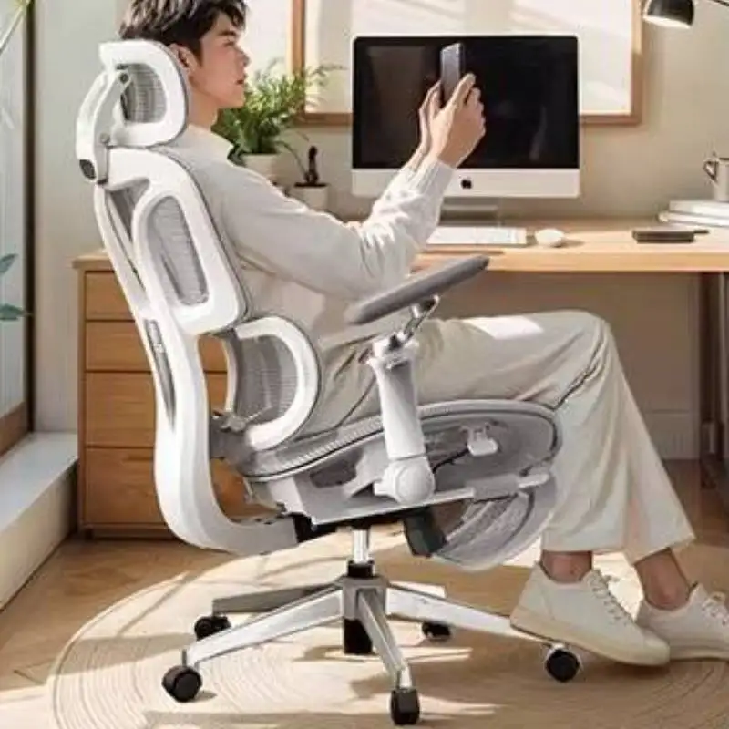 

Прочное современное офисное кресло с эргономичным дизайном, компьютерное кресло для спальни, поворотное кресло, эргономичная офисная мебель