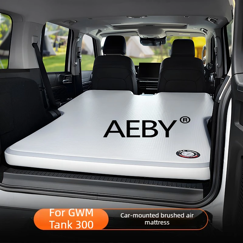 AEBY For GWM Tank 300 2025 Air Mattress, Inflatable Car Bed for Camping & Travel,Travel Comfort Sleep Pad,Car Air Mattress