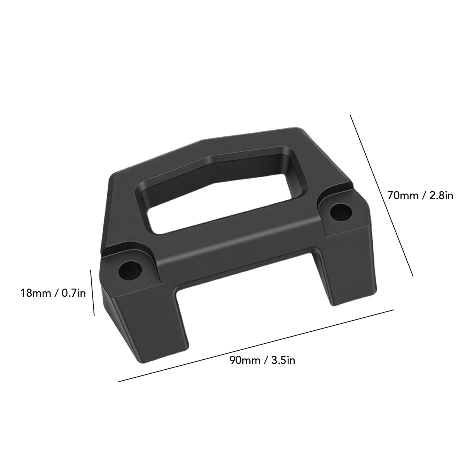 2pcs Snowmobile Luggage Rack Base Kit Replacement for Ski-Doo 860201806 Cargo Luggage Rack Base Mount Fittings