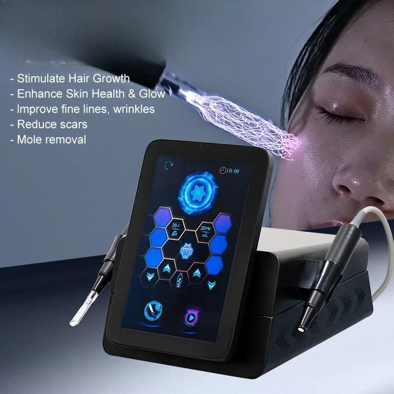 Cold Plasma Bea uty Device Sk in Rejuvenation Pore Cleansing Lifting Wrinkle Reduction Warm Cool Dual Mode Salon Machine