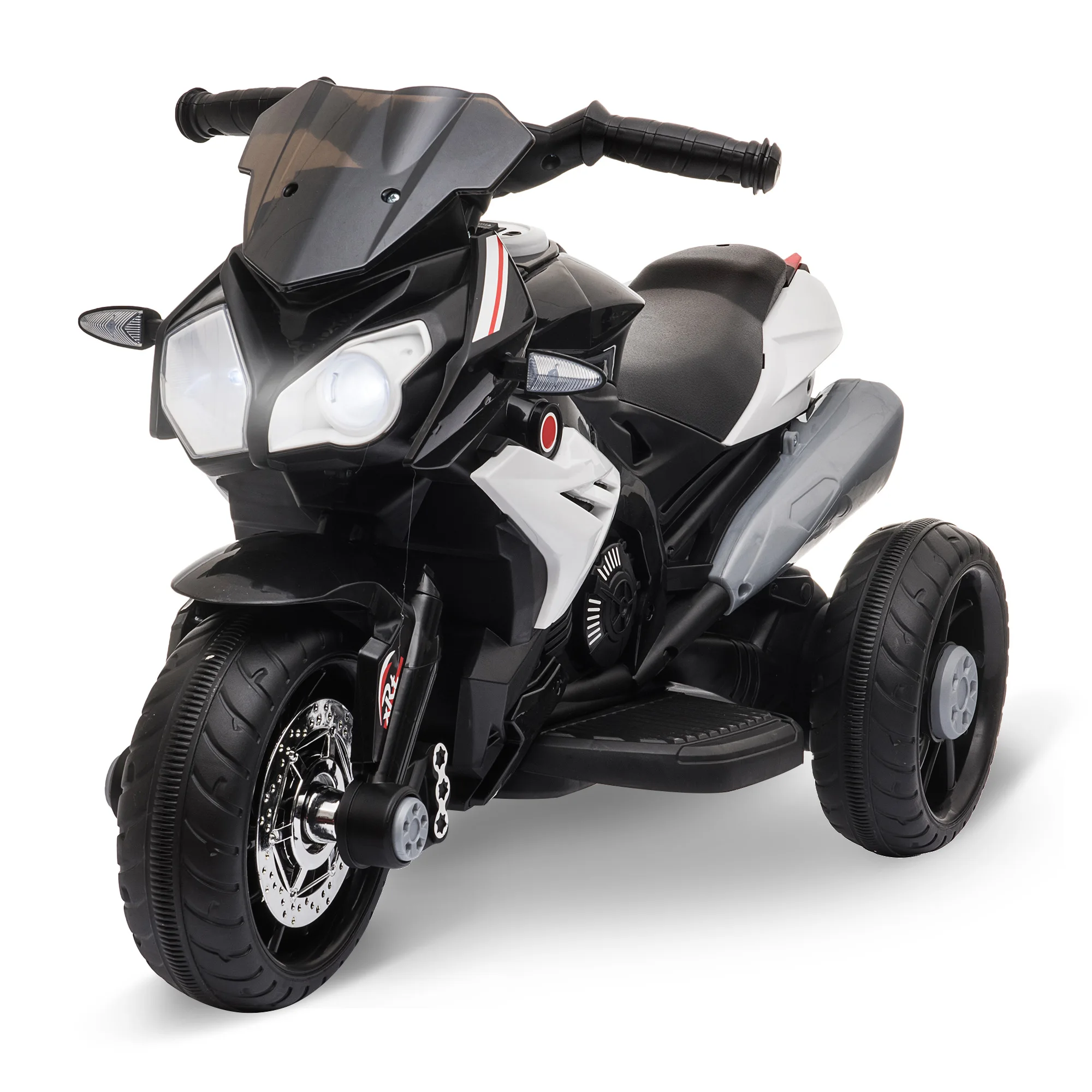 HOMCOM Moto Eléctrica Infantil +3 Años con Música Bocina Faros 86x42x52 cm