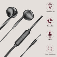 3.5mm In-Ear Earphone Wired with Microphone Earbuds White And Black Headphone Earphones for MP3 MP4 Samsung Huawei Xiaomi Phones