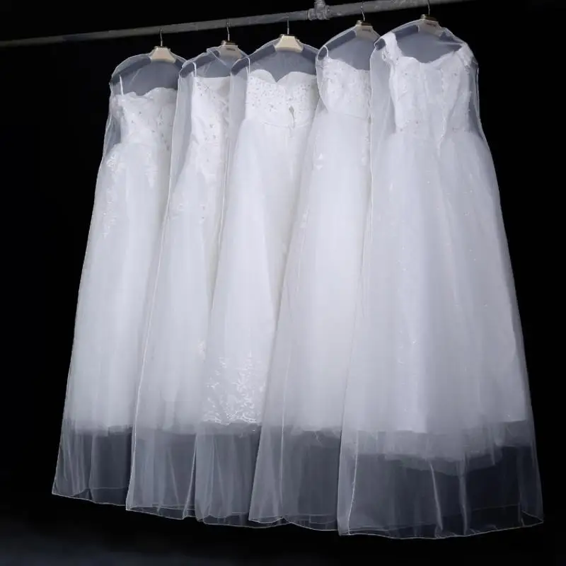 【HMA】Coat Garment Protector Brides Gown Case Dust-proof Covers Storage Bags Clothing Cover Wedding Dress