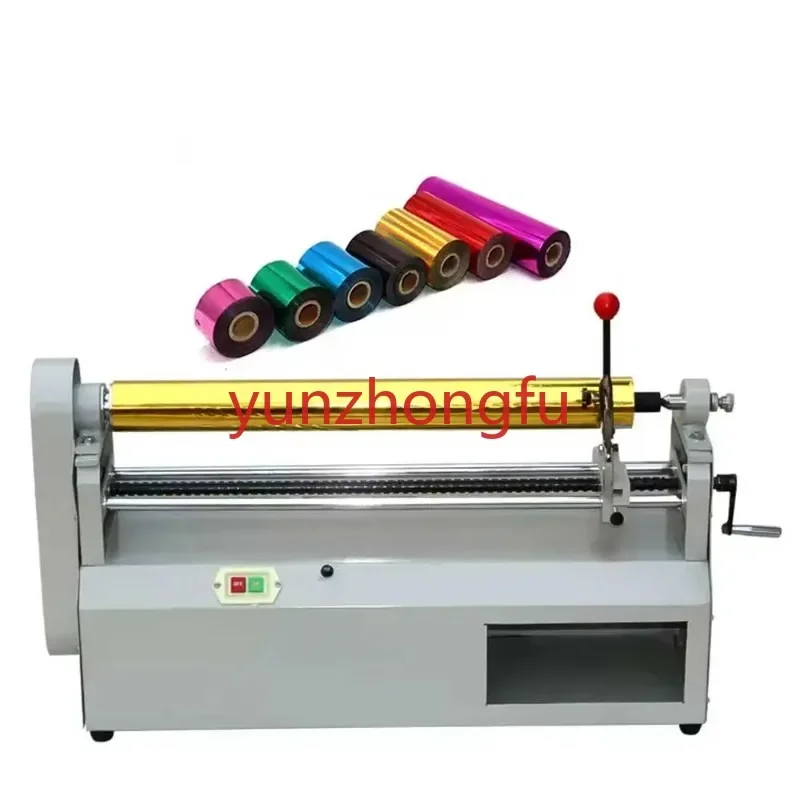 Electric Aluminum Foil Cutting Machine 70cm Width Anodized  Slitting  Ribbon Hot Stamping Paper