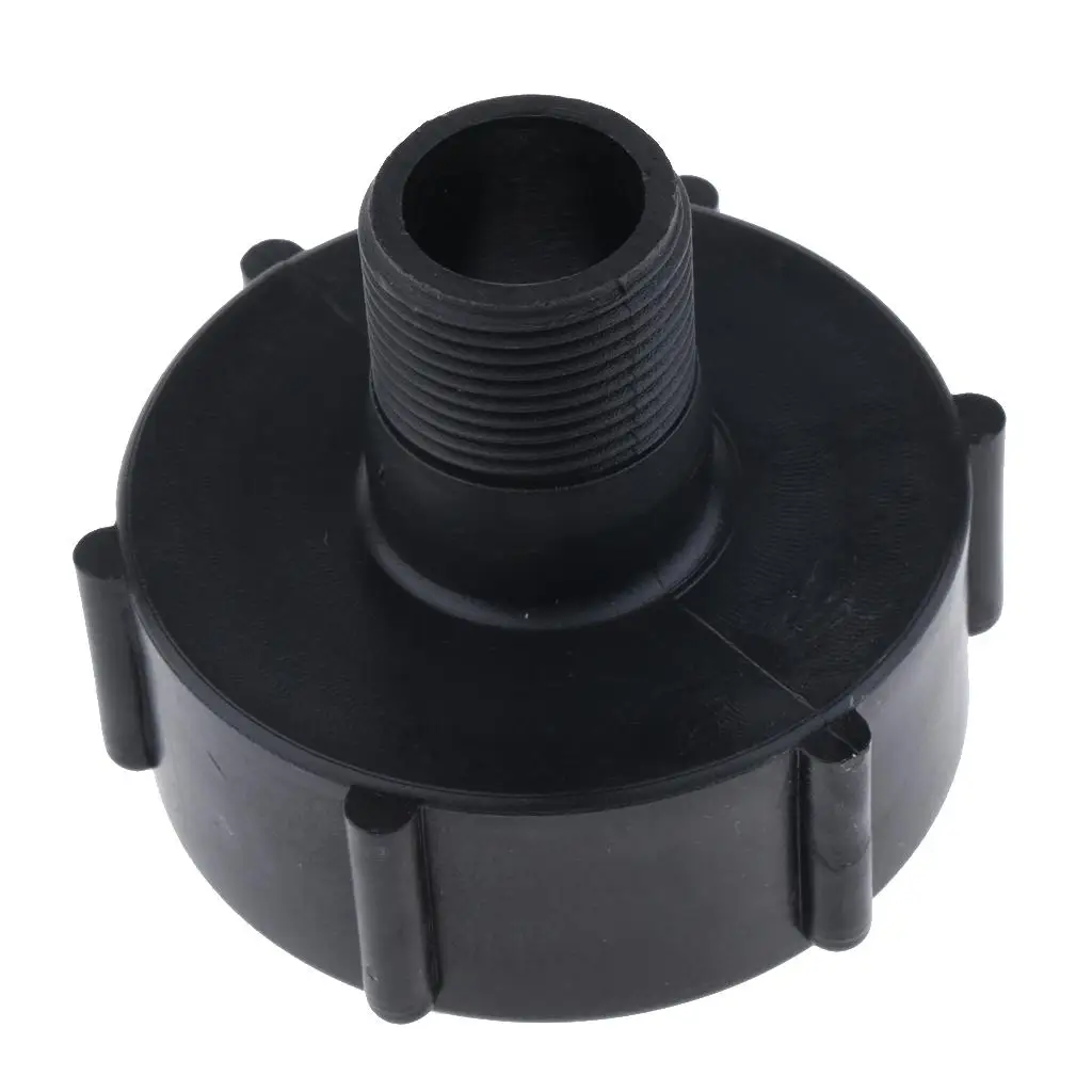 Heavy Duty Plastic IBC Tank Adapter S60x6 Coarse Thread Water Hose Connector for Home Irrigation