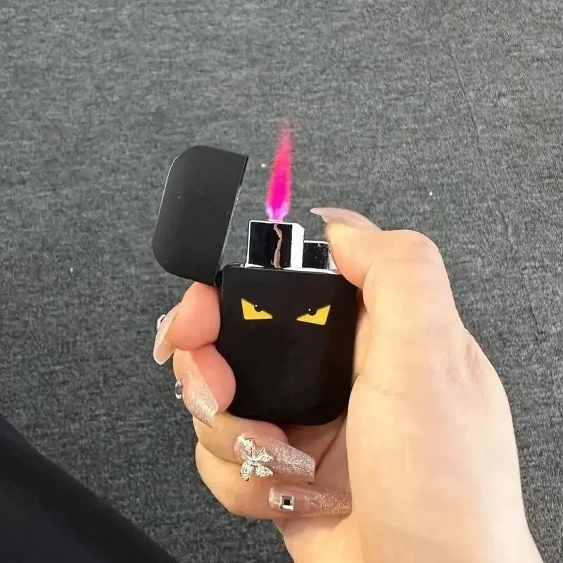 Black Devil Eyes Butane Lighter: The Ultimate Windproof Jet Flame Lighter  for Smokers Who Demand Reliability