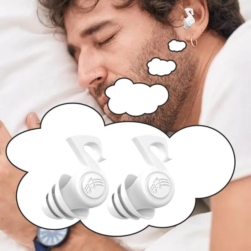 Bouchons d'oreille pour dormir, protection auditive, réduction du bruit, efficace, lavable, super doux