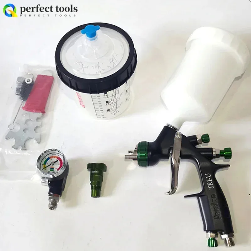 أفالون تايوان الأصلي TRI-U مسدس طلاء البيانات 1.3 عيار أثاث السيارات الأجهزة مروحة 45 سنتيمتر عملية رش عالية الطاقة