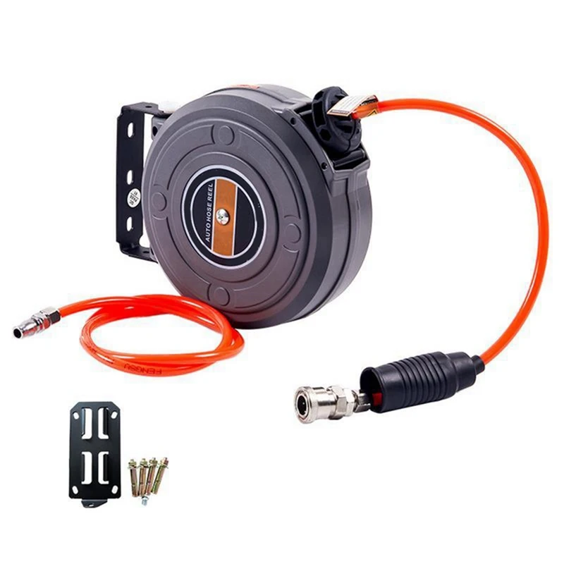 

BAAG-Air Drum Автоматическая выдвижная катушка для шланга воздушного барабана Катушка для шланга для мойки автомобилей Красота и ремонт автомобиля