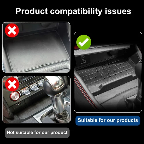 Imagen 2 del producto Almohadilla de carga inalámbrica de silicona para Ford Mustang S650 GT 2024 2025, alfombrilla antideslizante, cubierta protectora para cargador a prueba de polvo, accesorios para coche