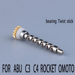 Double Shaft Casing Tube, Twist Stick Spool ,For ABU C3 C4 Rocket Ambassador Drum Wheel Fishing Tackle Refit Accessories