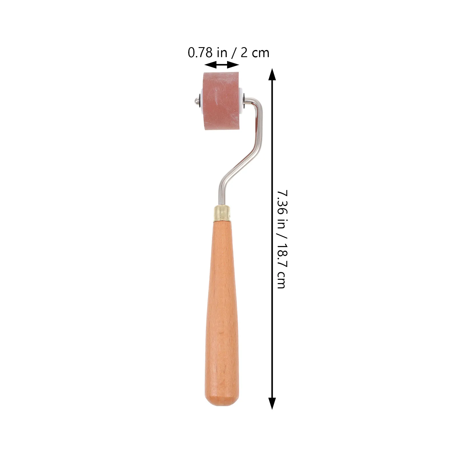 1Pcs Sturdy Printmaking Rubber Roller with Excellent Ink Adhesion Even Distribution for Carving Surfaces Printing