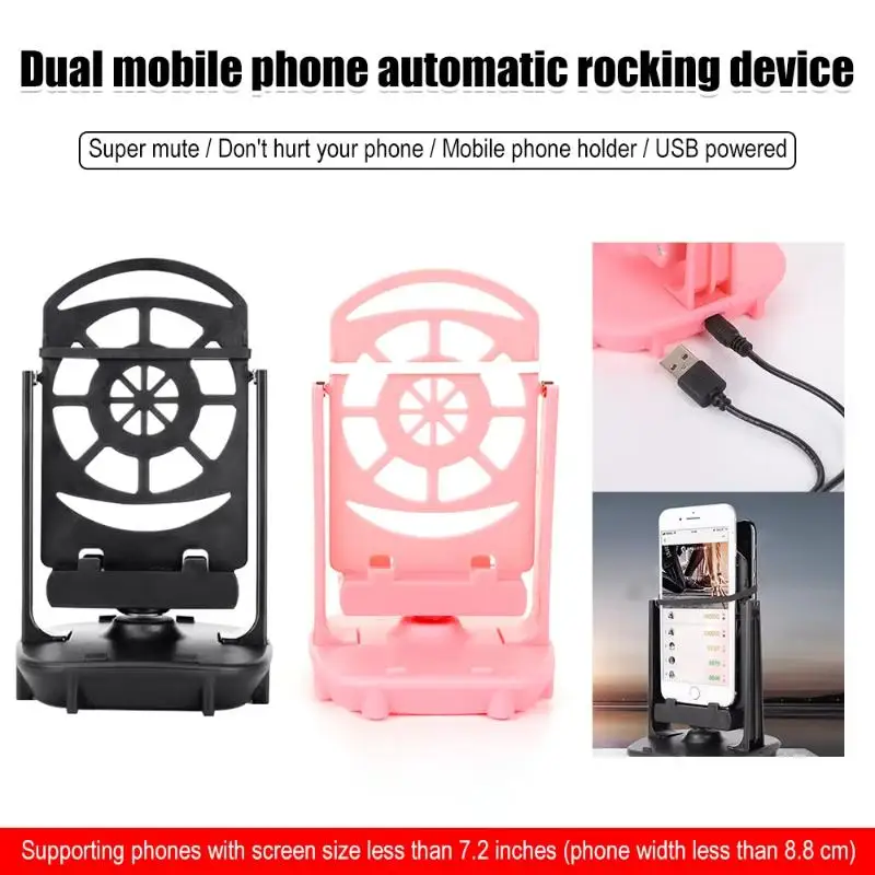Automatic Phone Pedometer Swing Shaker Step Count Device No Camera Block for  Go Game Task Completion